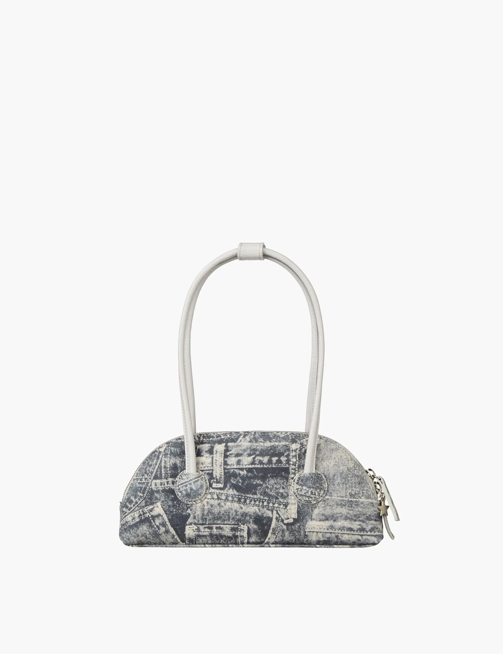 BESSETTE SHOULDER_light grey printed suede+crinkle margesherwood