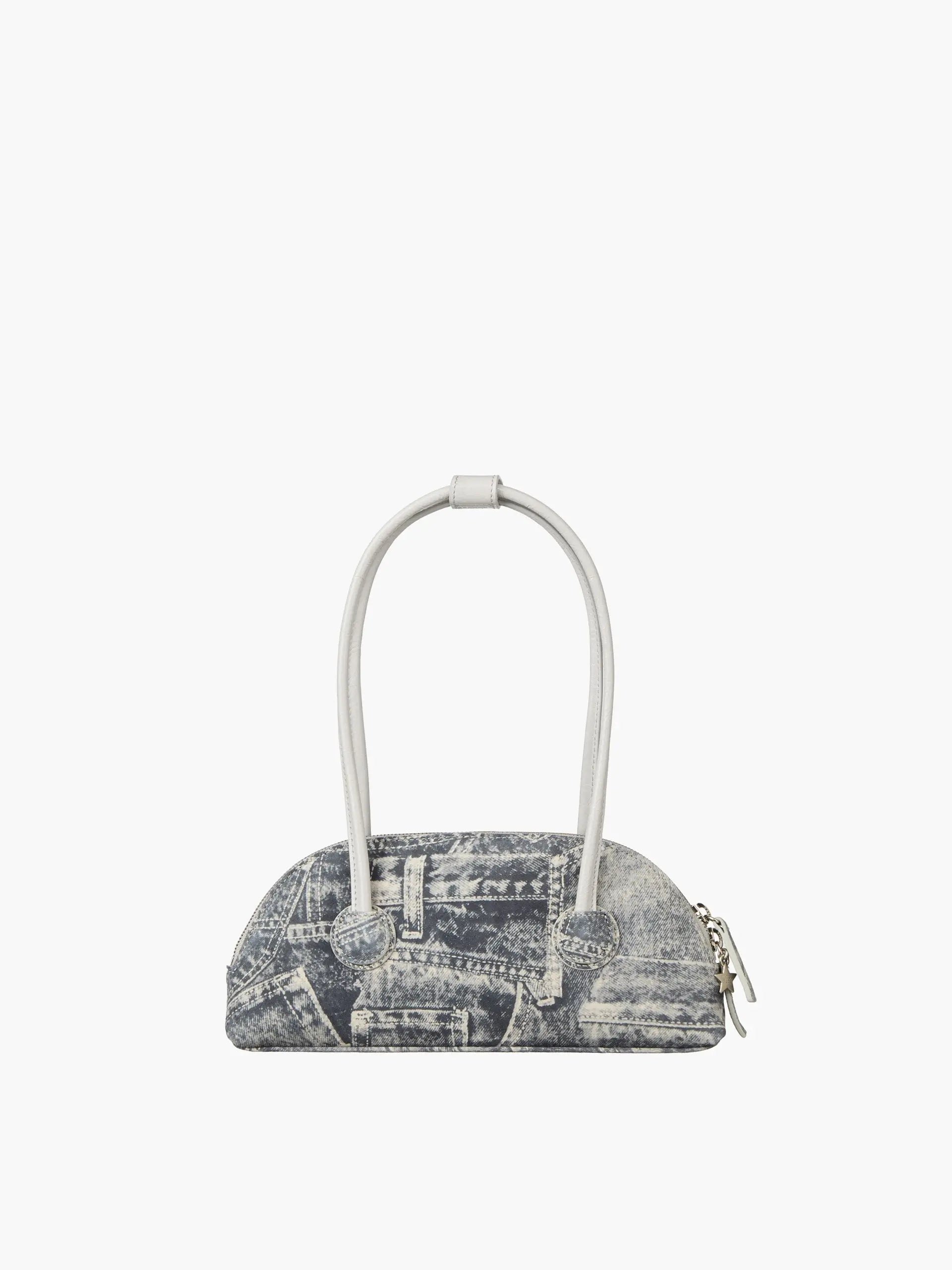BESSETTE SHOULDER_light grey printed suede+crinkle margesherwood