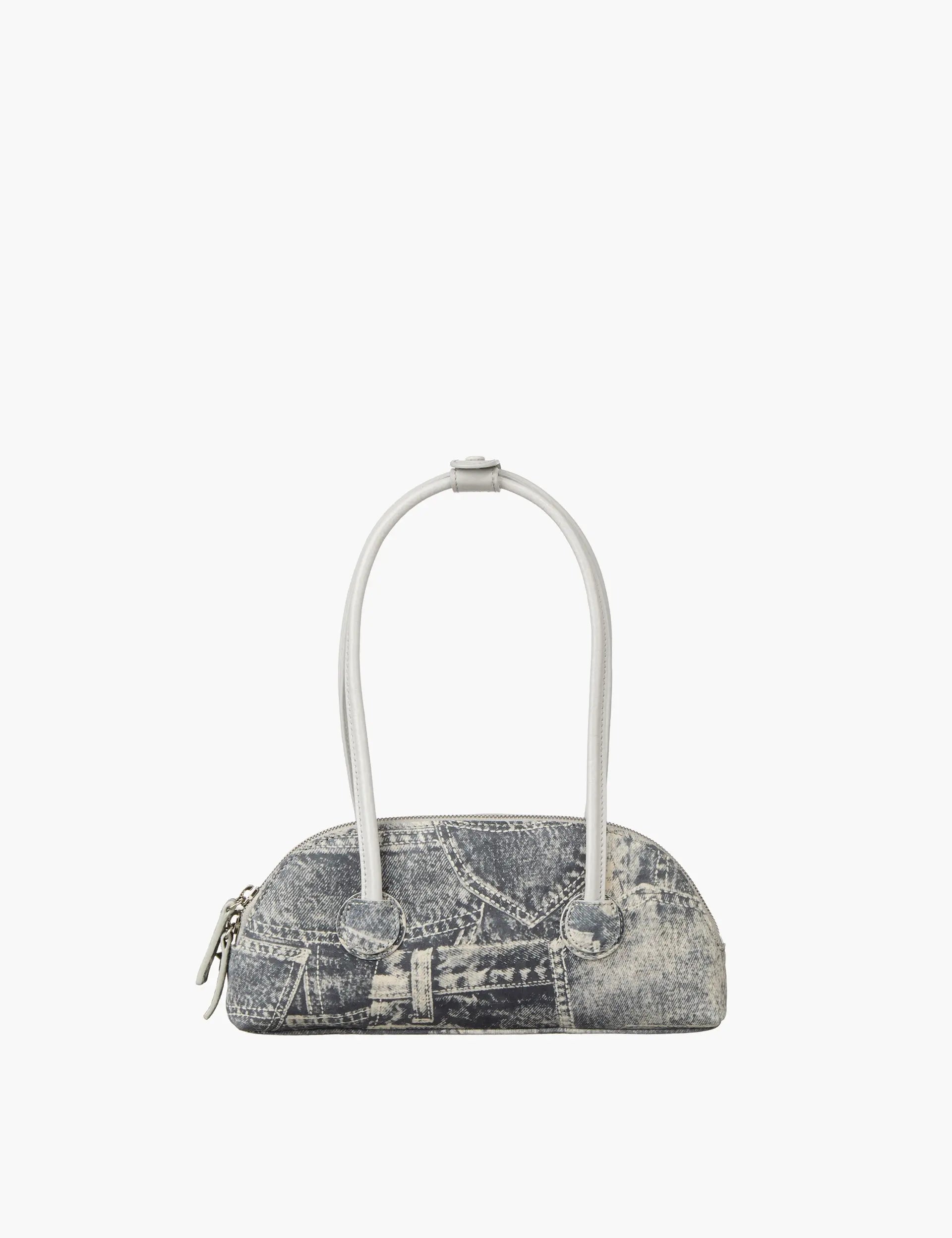 BESSETTE SHOULDER_light grey printed suede+crinkle margesherwood