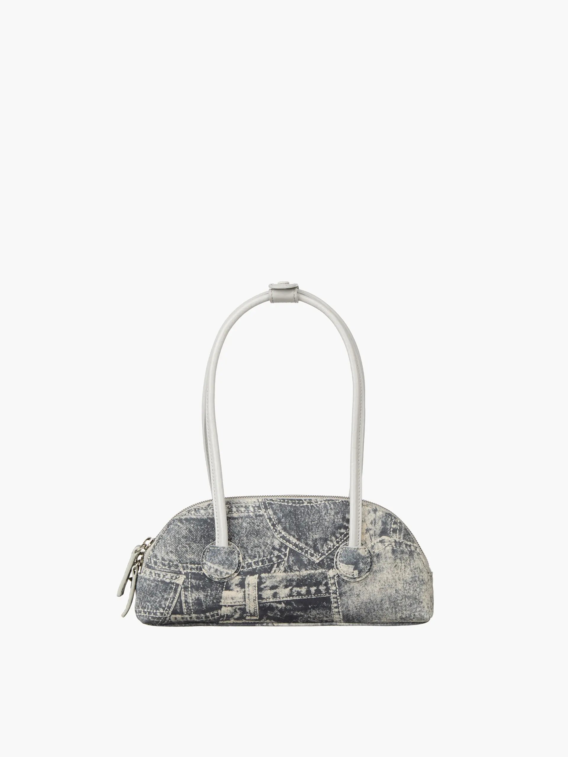 BESSETTE SHOULDER_light grey printed suede+crinkle margesherwood