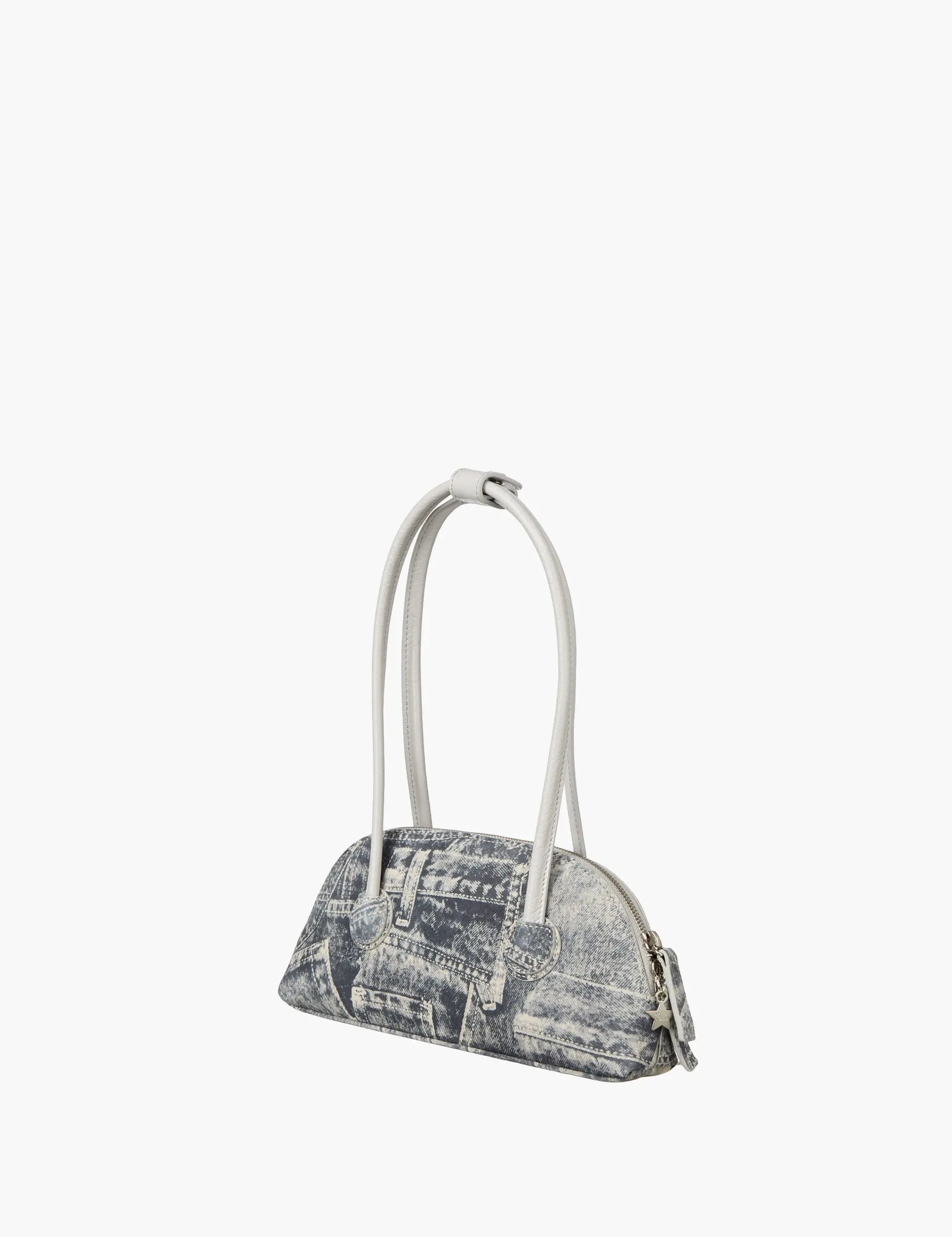BESSETTE SHOULDER_light grey printed suede+crinkle margesherwood