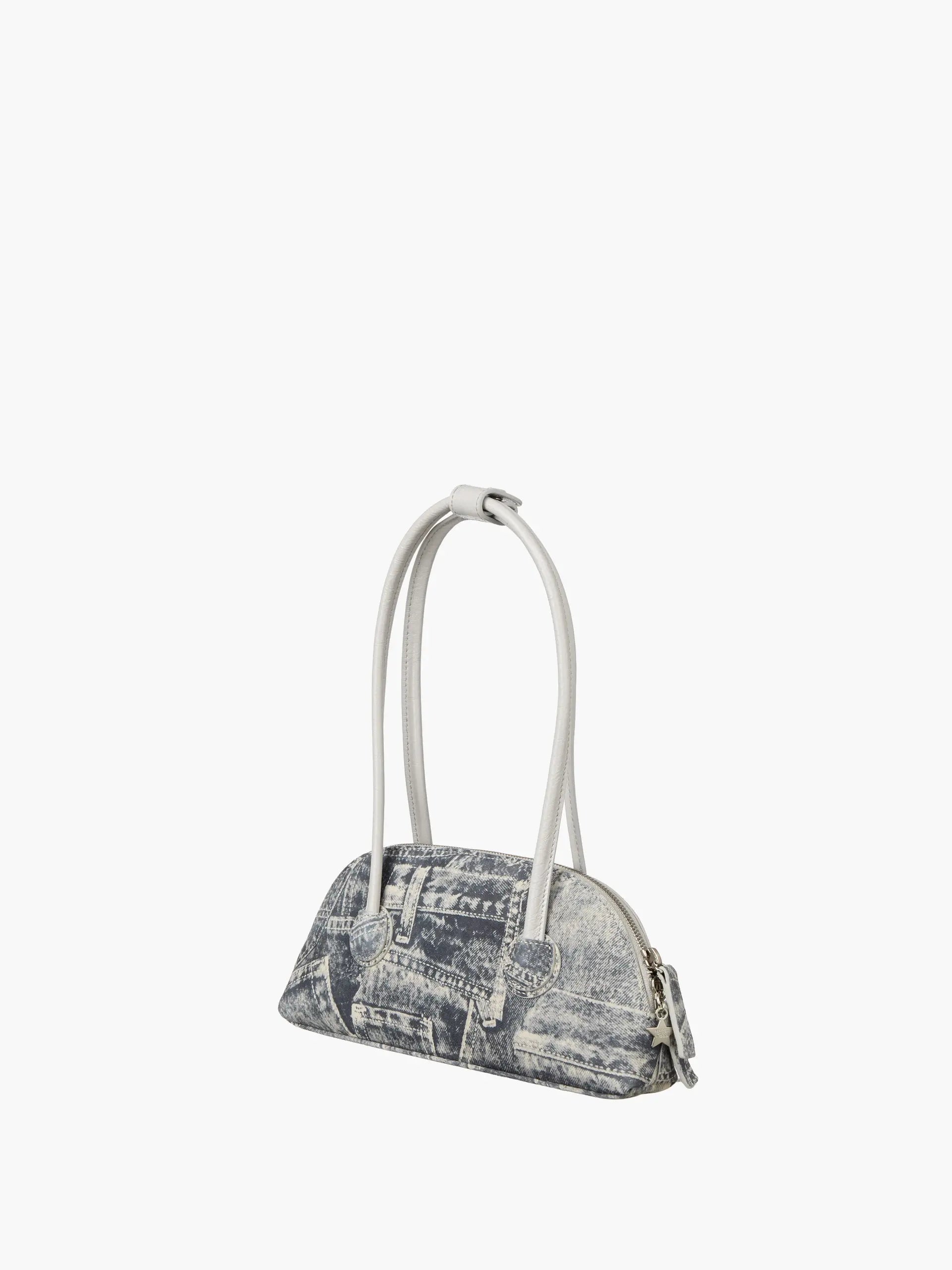 BESSETTE SHOULDER_light grey printed suede+crinkle margesherwood