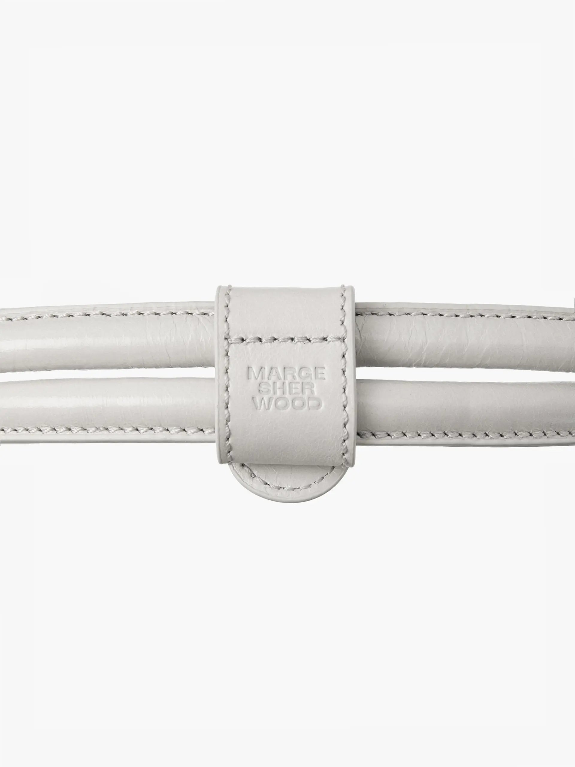 BESSETTE SHOULDER_light grey printed suede+crinkle margesherwood