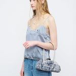 BESSETTE SHOULDER_light grey printed suede+crinkle margesherwood
