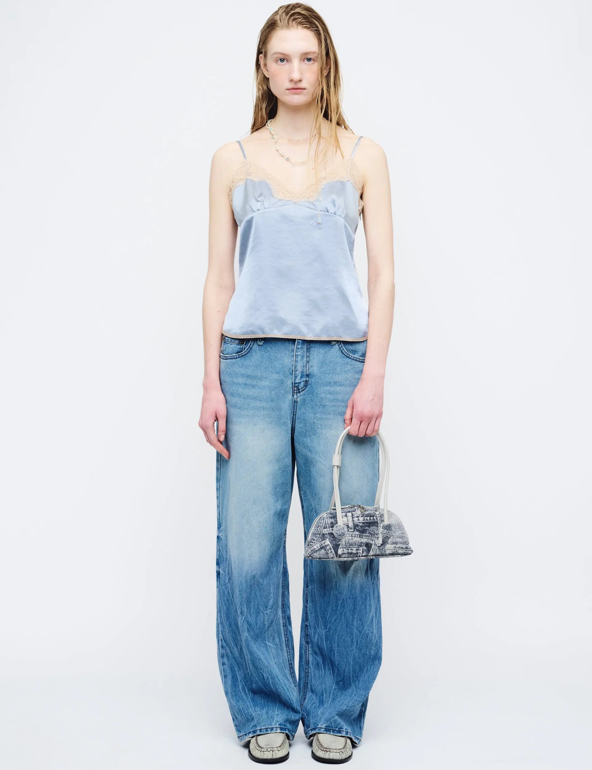 BESSETTE SHOULDER_light grey printed suede+crinkle margesherwood