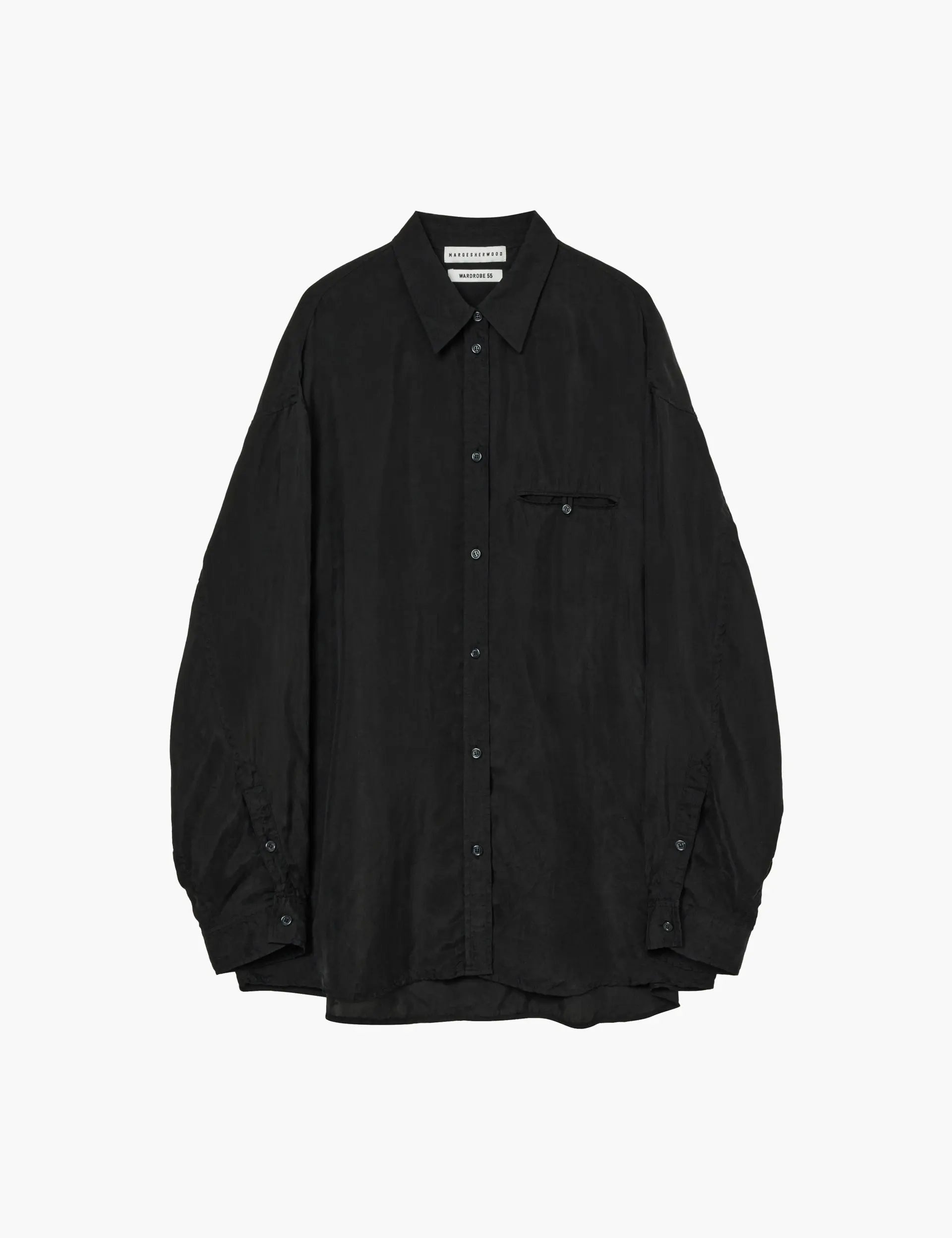 CUPRA SILKY SHIRT_black margesherwood