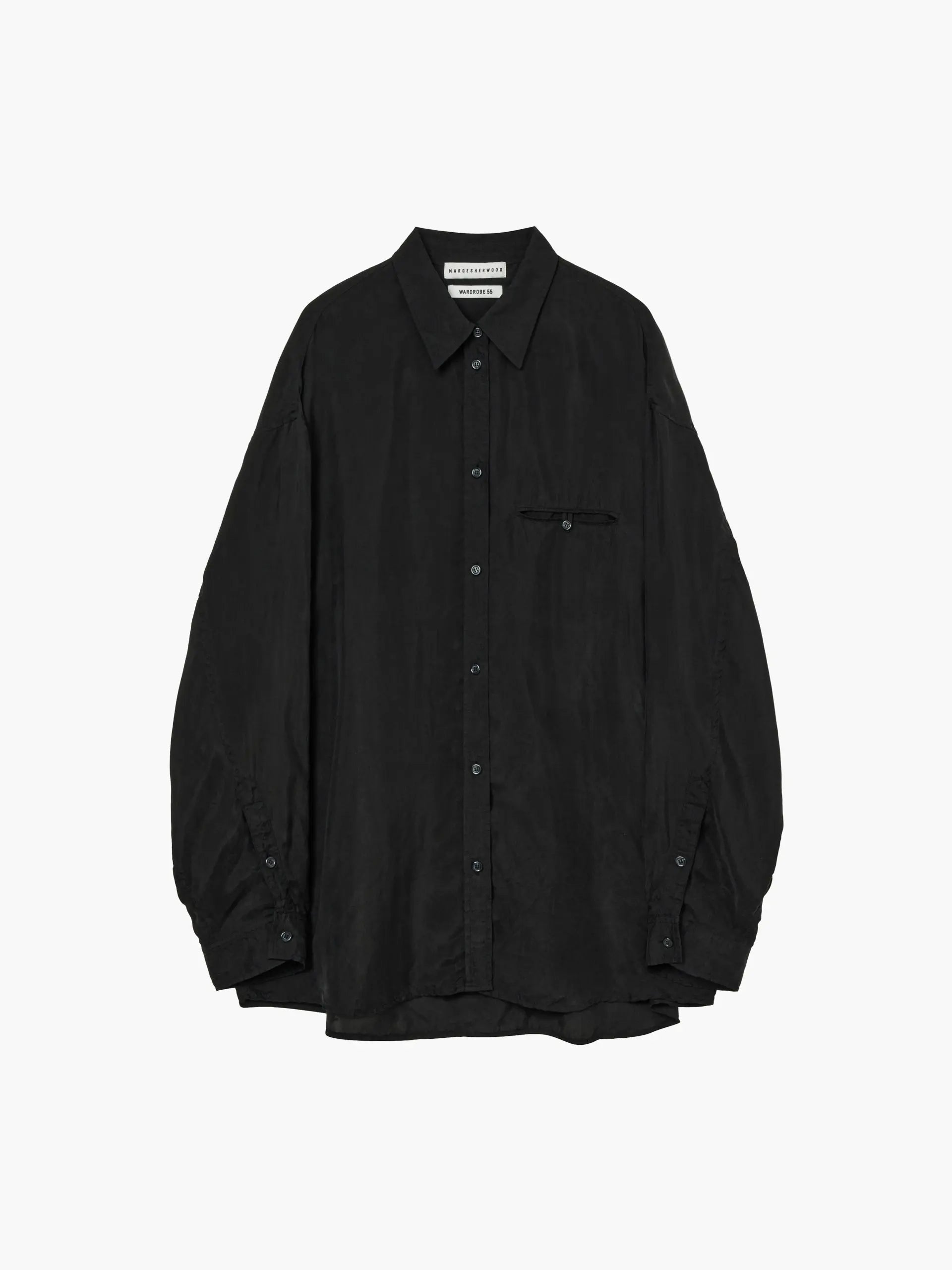 CUPRA SILKY SHIRT_black margesherwood