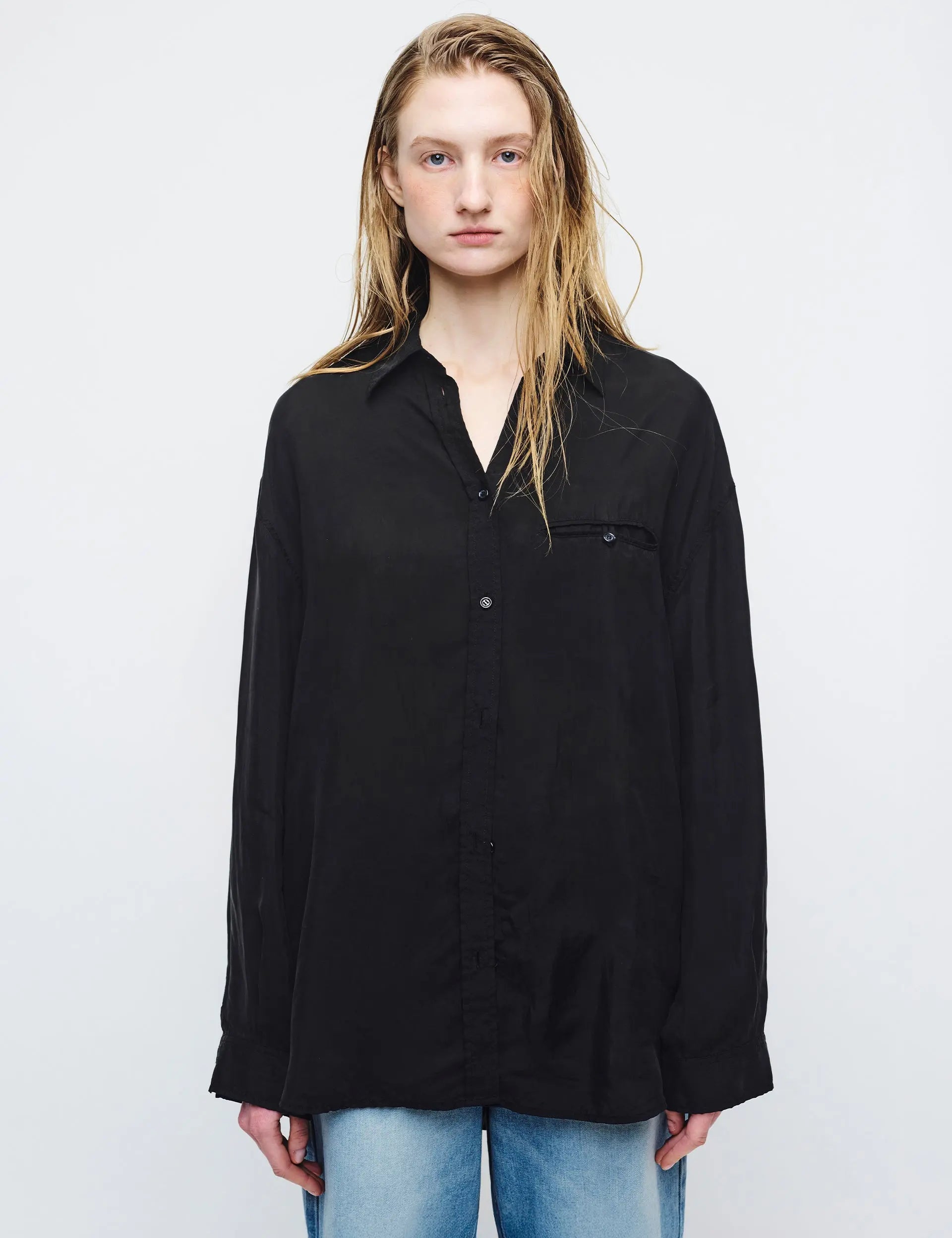 CUPRA SILKY SHIRT_black margesherwood