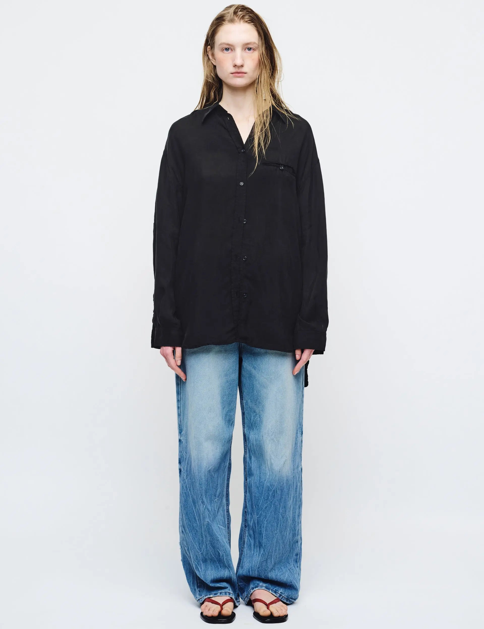 CUPRA SILKY SHIRT_black margesherwood