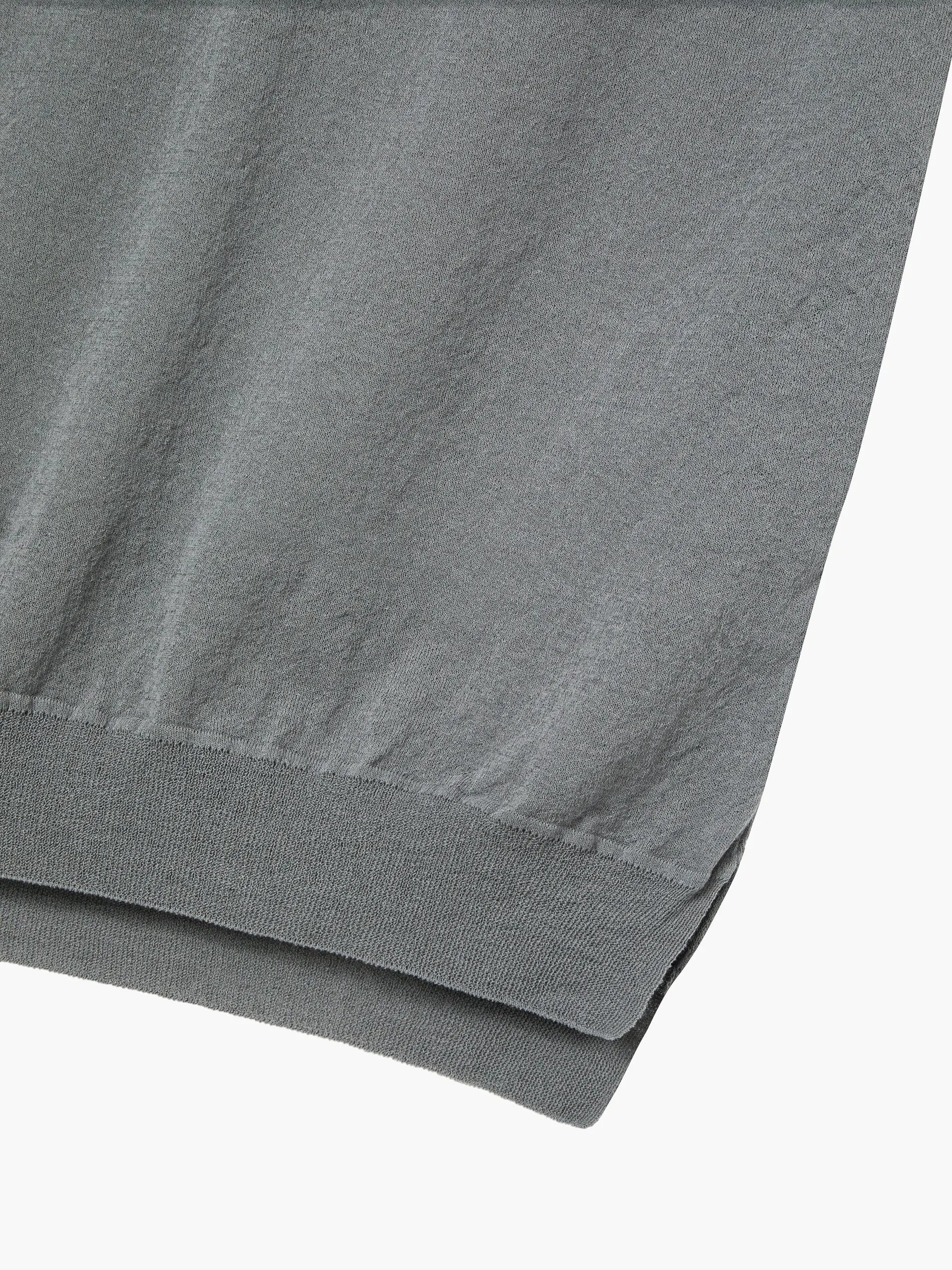 DEEP V-NECK PULLOVER_grey margesherwood