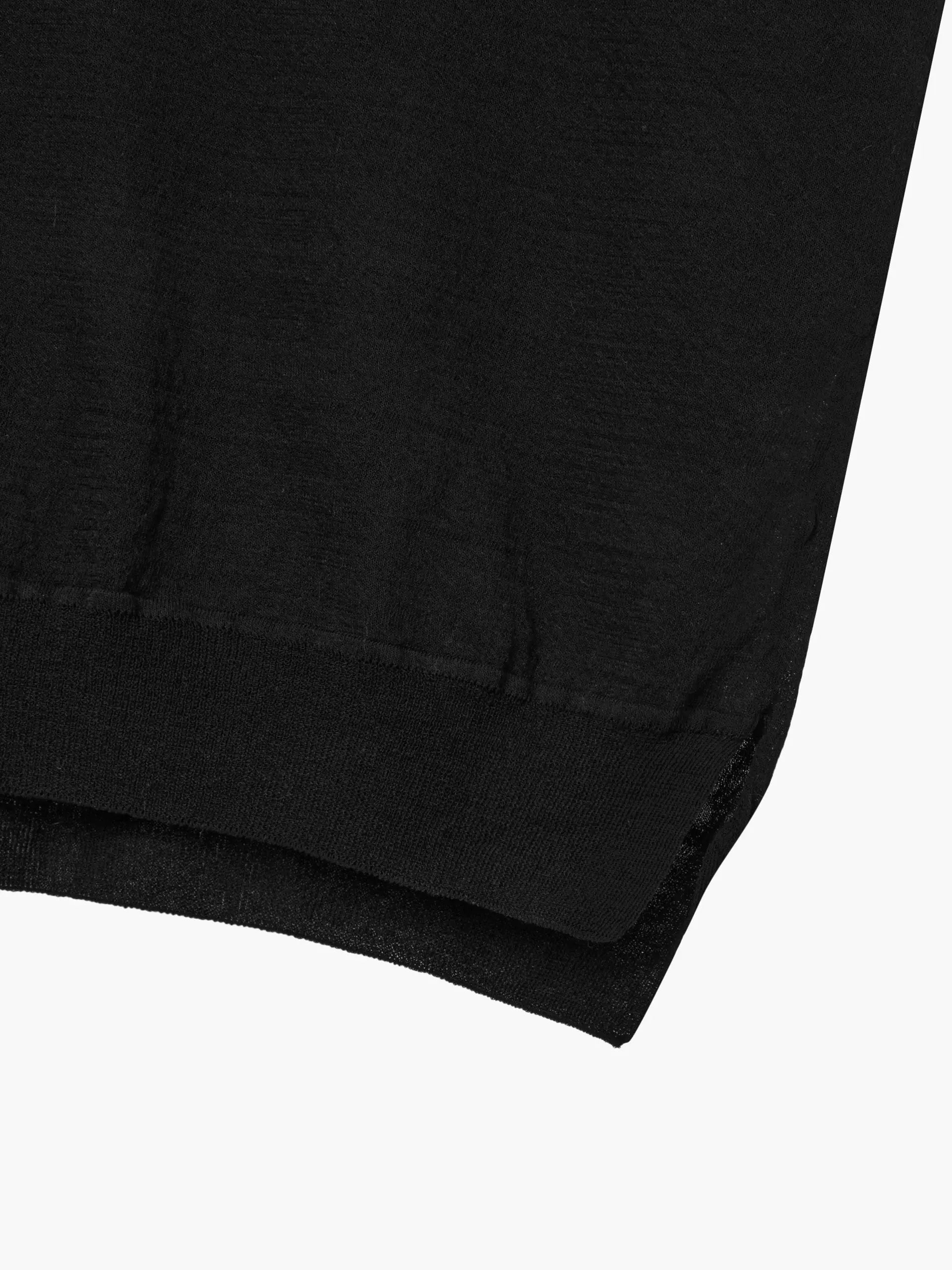 DEEP V-NECK PULLOVER_black margesherwood