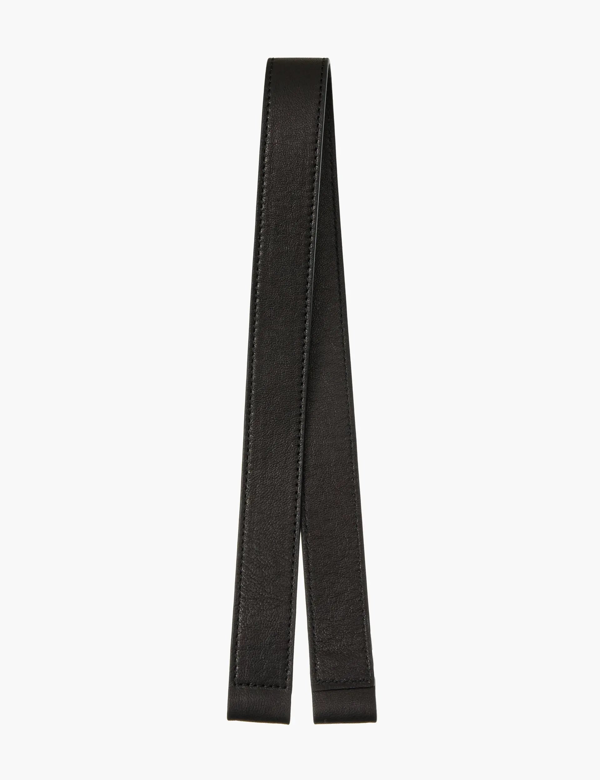 DUMPLING STRAP_black washed nappa margesherwood