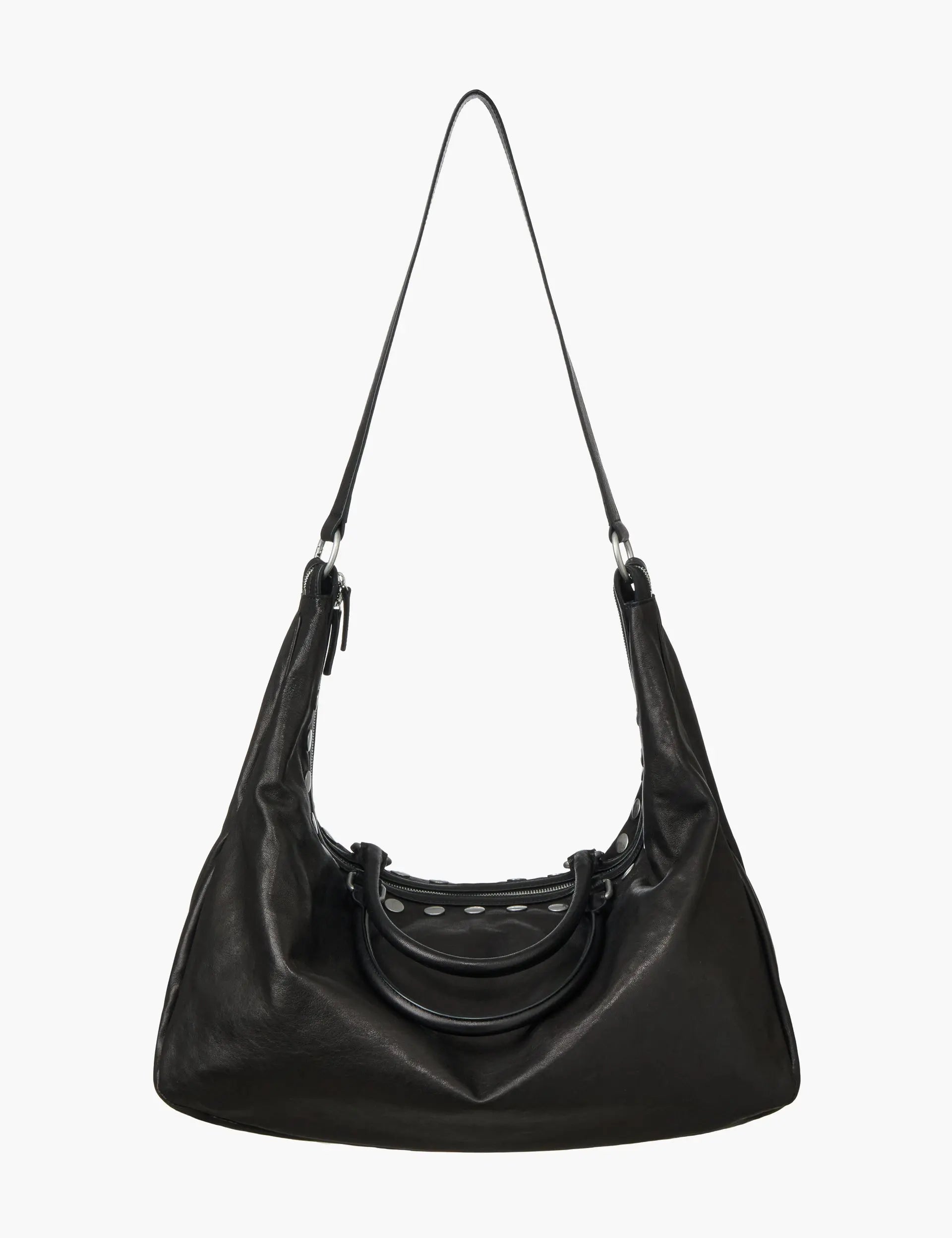 DUMPLING STRAP_black washed nappa margesherwood