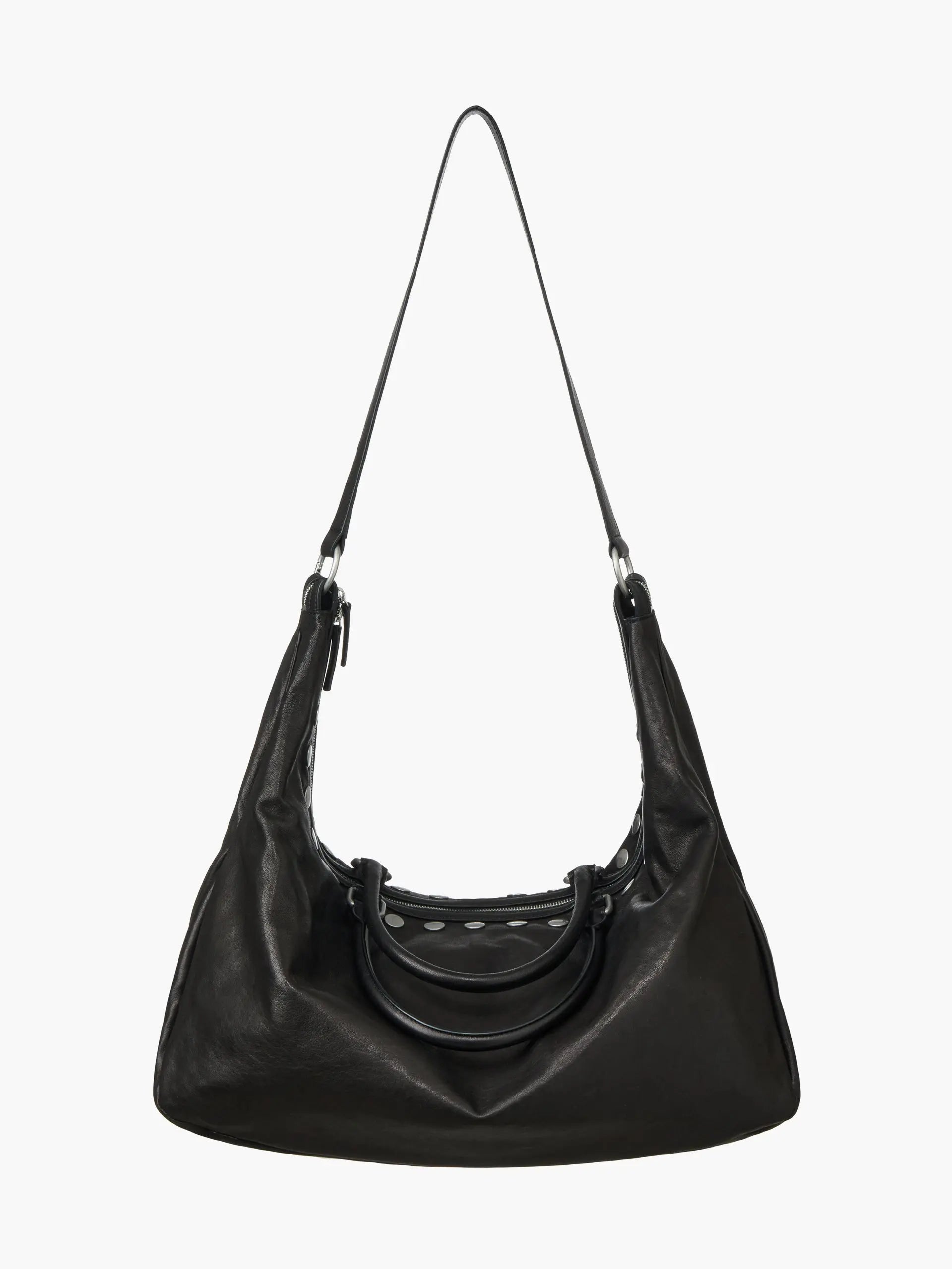 DUMPLING STRAP_black washed nappa margesherwood