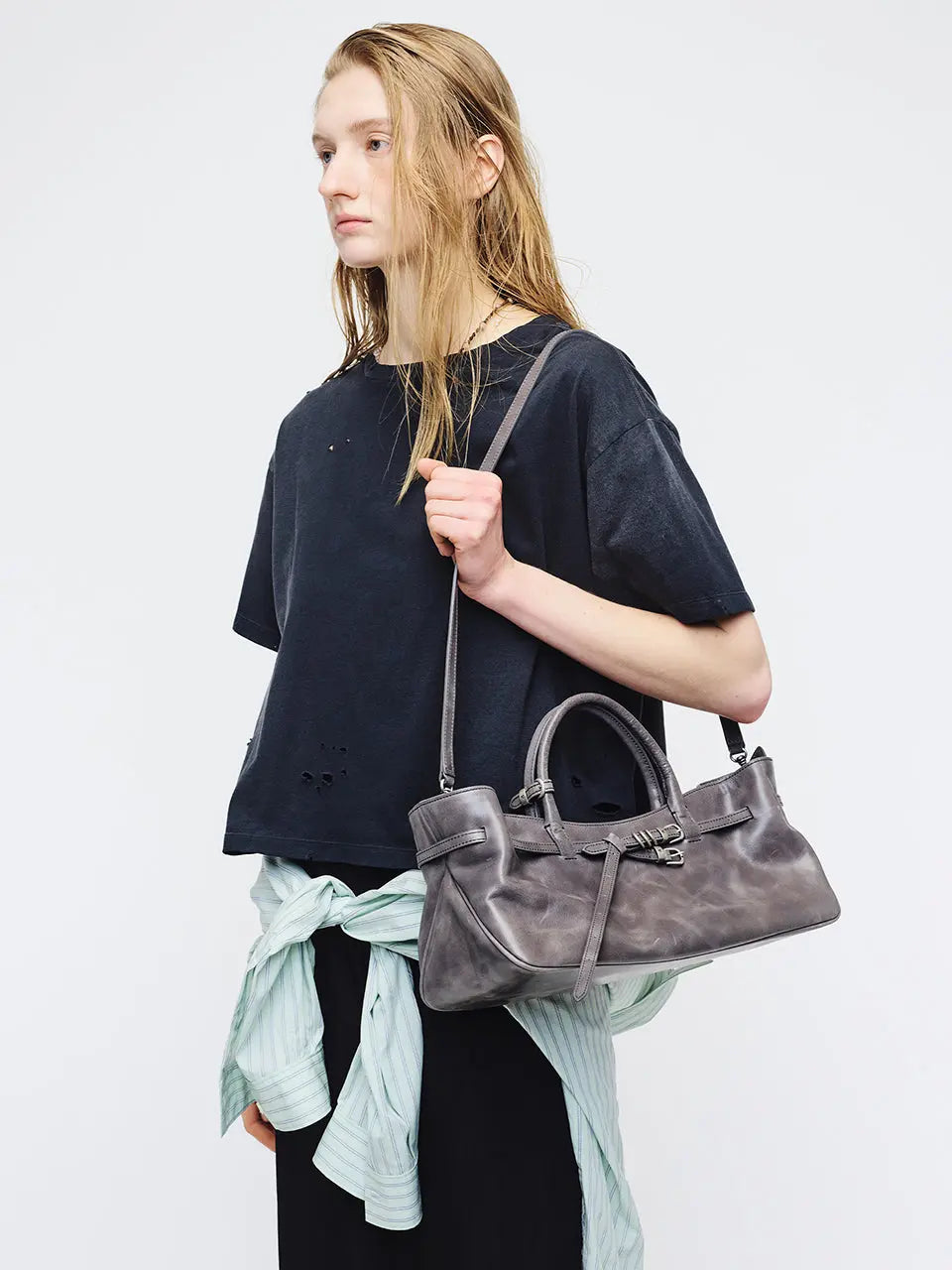 GRANDMA USED BAG_mauve pull-up margesherwood
