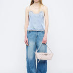 GRANDMA USED SLING BAG_pale pink cracked margesherwood