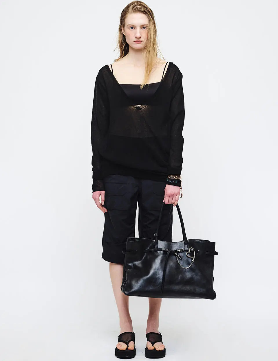 GRANDMA USED BAG XL_black pull-up margesherwood
