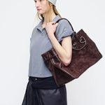 GRANDMA USED BAG XL_wine pull-up margesherwood