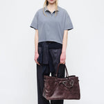 GRANDMA USED BAG XL_wine pull-up margesherwood