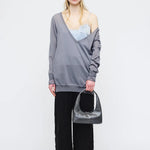 HOBO SHOULDER_grey semi veg margesherwood