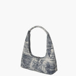 HOBO SHOULDER_light grey printed suede margesherwood