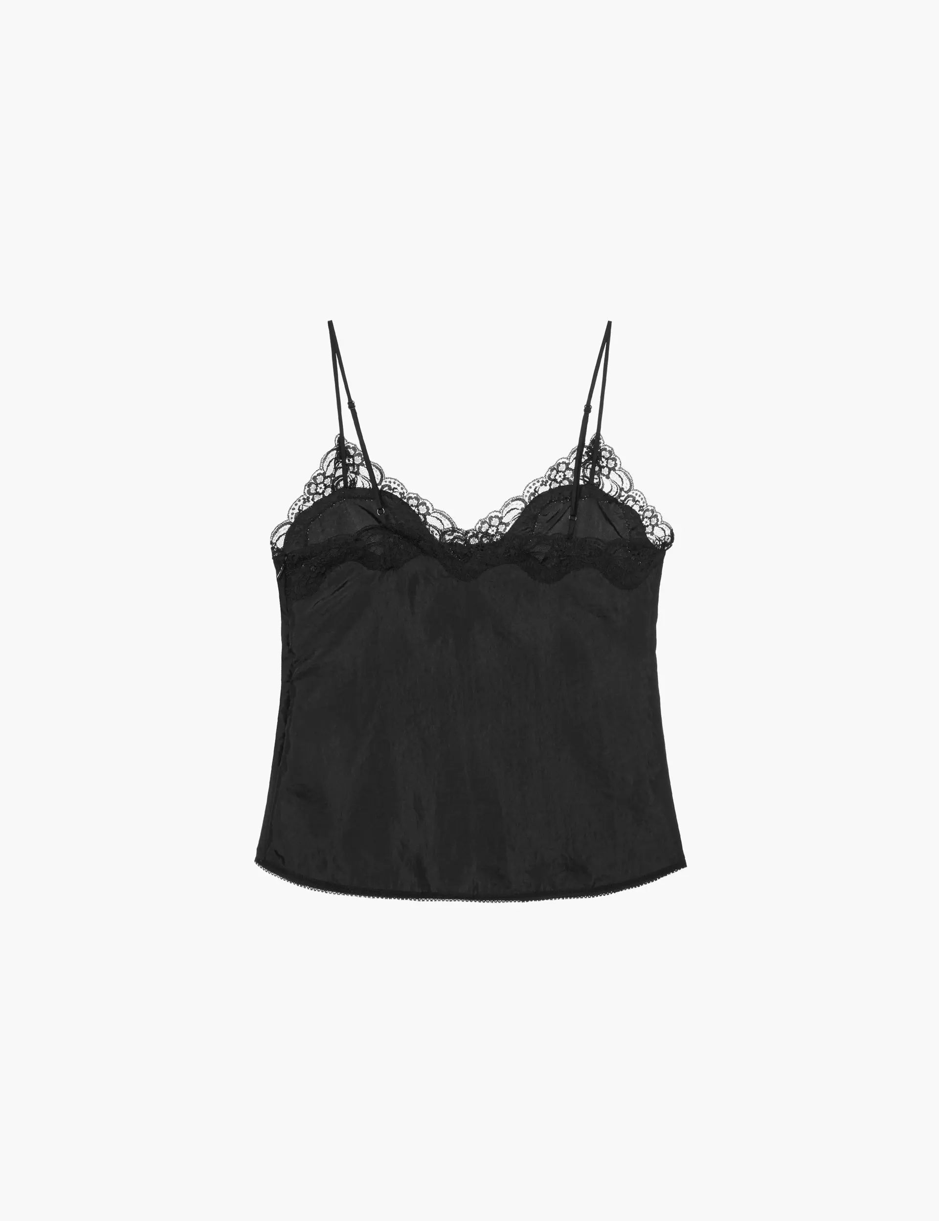 LACE SLEEVELESS TOP_black margesherwood