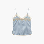 LACE SLEEVELESS TOP_sky blue margesherwood