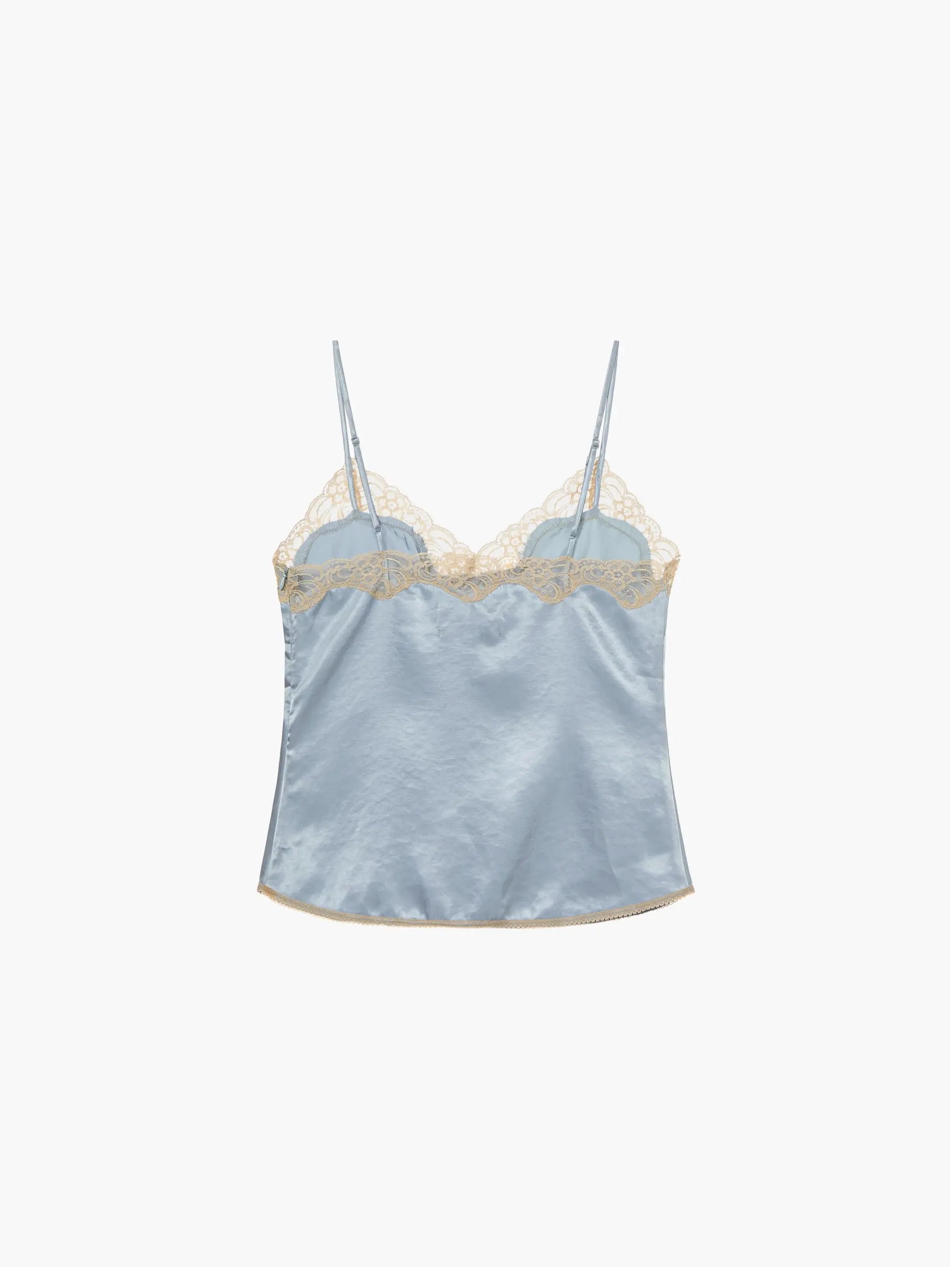 LACE SLEEVELESS TOP_sky blue margesherwood