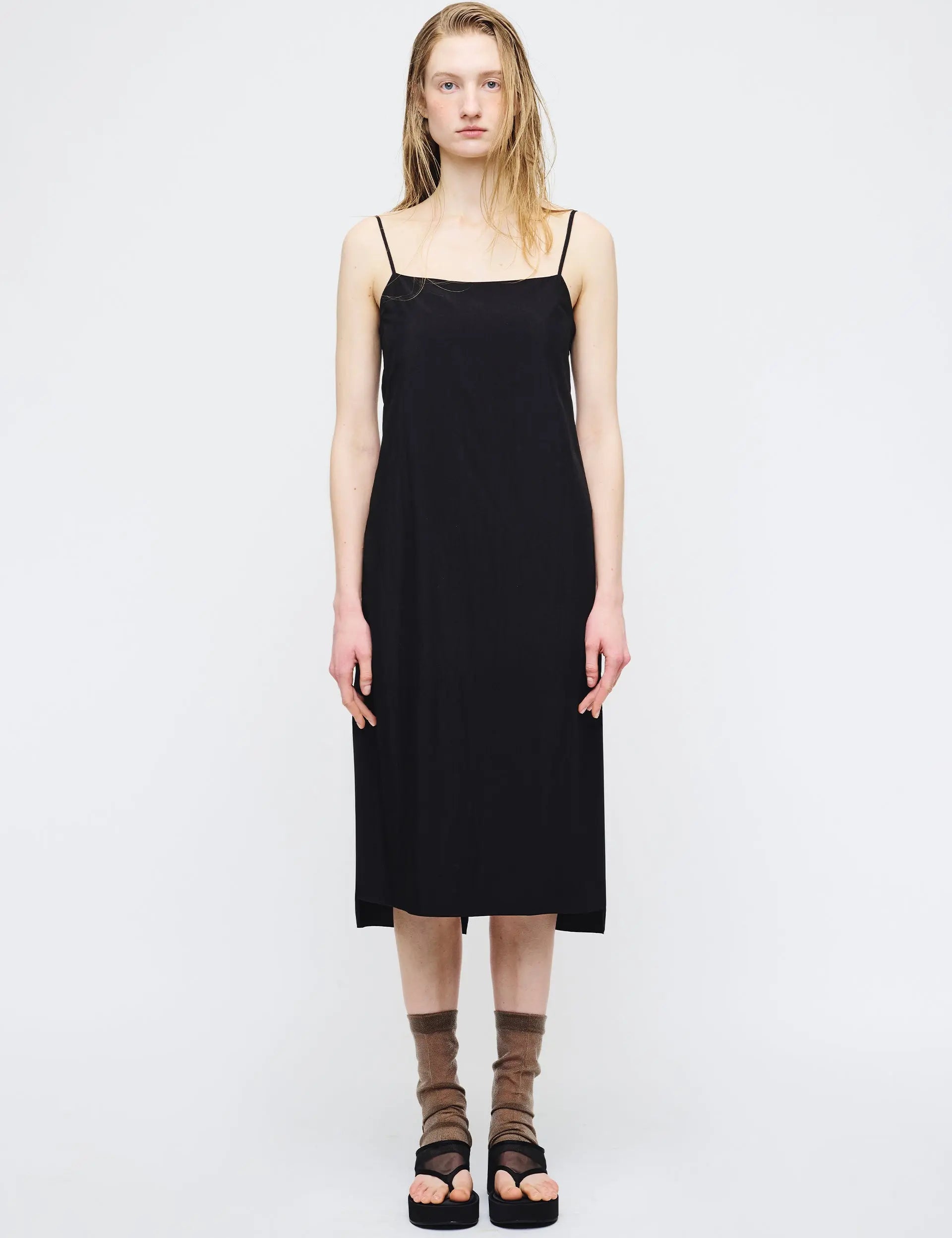 MINIMAL SLIP DRESS_black margesherwood