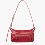 OUTPOCKET HOBO MINI_apple red glossy plain margesherwood
