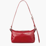 OUTPOCKET HOBO MINI_apple red glossy plain margesherwood