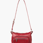 OUTPOCKET HOBO MINI_apple red glossy plain margesherwood