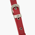 OUTPOCKET HOBO MINI_apple red glossy plain margesherwood