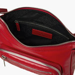 OUTPOCKET HOBO MINI_apple red glossy plain margesherwood
