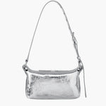OUTPOCKET HOBO MINI_silver crinkle margesherwood