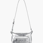 OUTPOCKET HOBO MINI_silver crinkle margesherwood