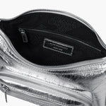 OUTPOCKET HOBO MINI_silver crinkle margesherwood