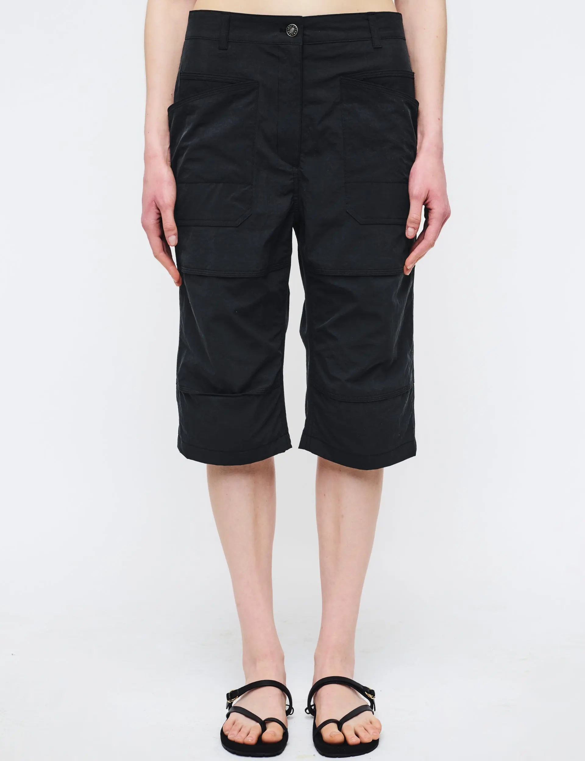 OUTPOCKET MIDI PANTS_grey margesherwood