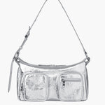 OUTPOCKET HOBO_silver crinkle margesherwood