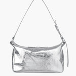 OUTPOCKET HOBO_silver crinkle margesherwood