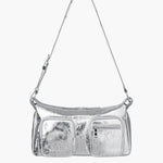 OUTPOCKET HOBO_silver crinkle margesherwood