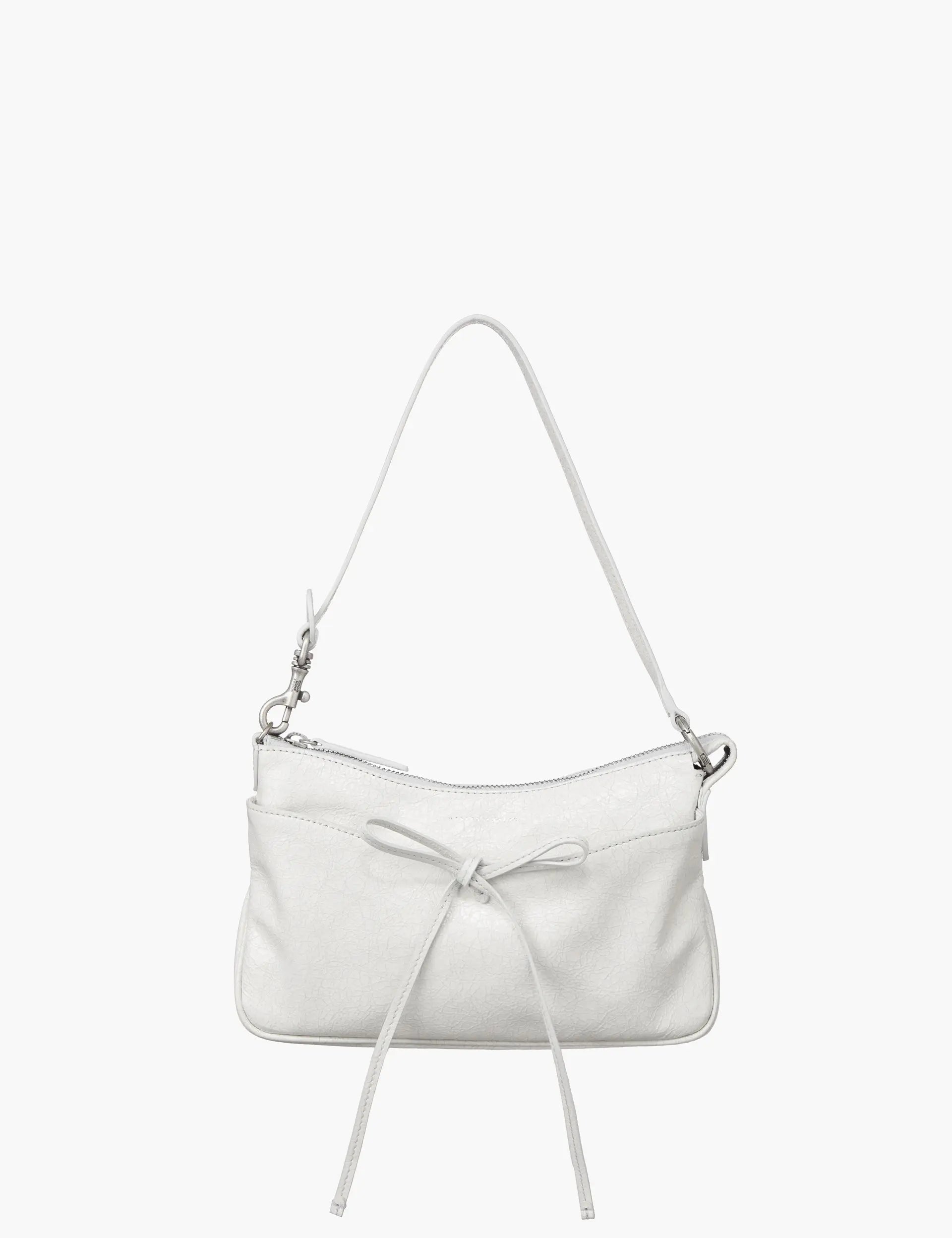 RIBBON POCHETTE_off white cracked margesherwood