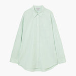 STRIPE POCKET SHIRT_mint margesherwood
