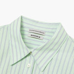 STRIPE POCKET SHIRT_mint margesherwood