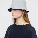 WASHED COTTON BUCKET HAT_black margesherwood