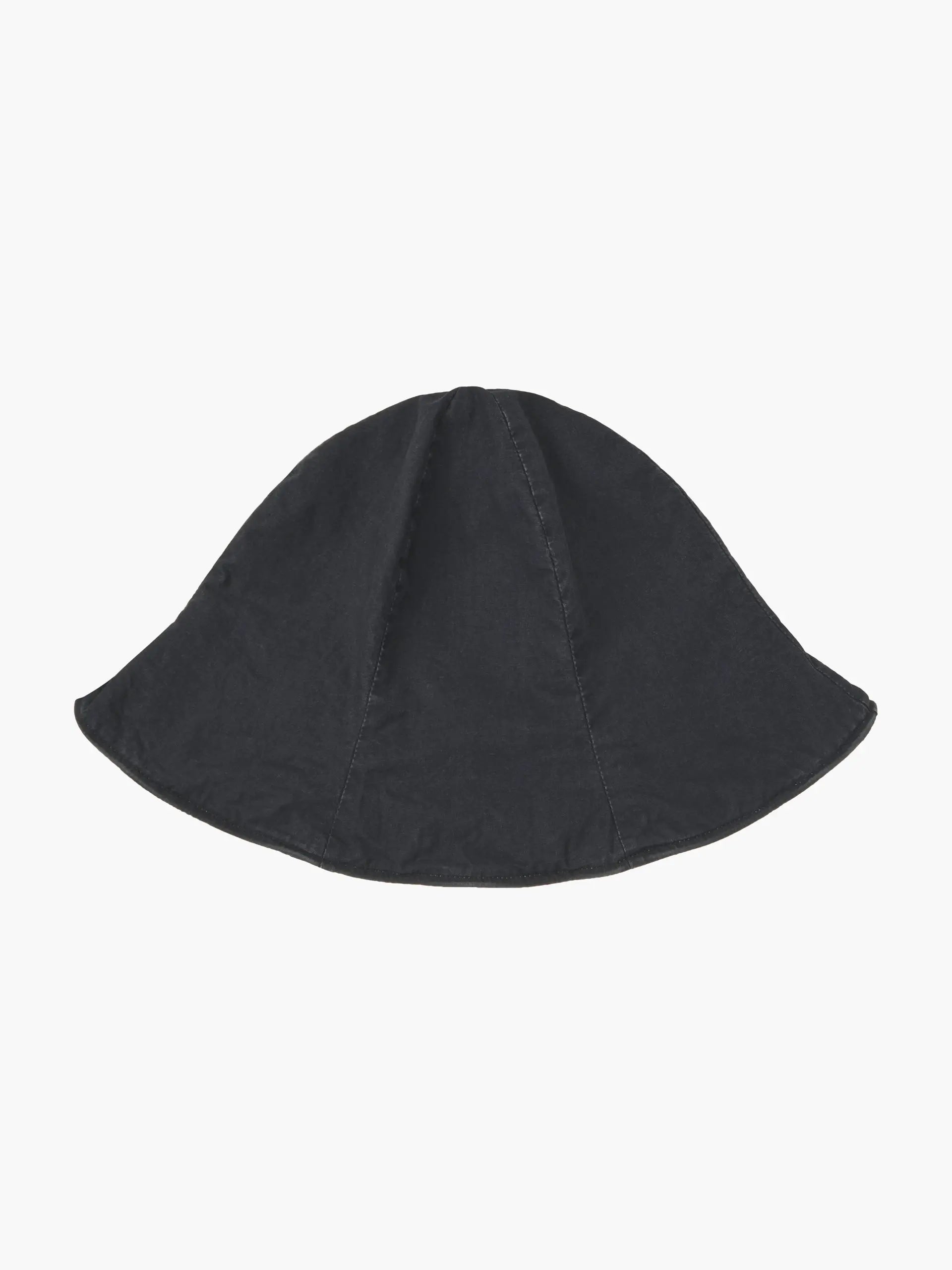 WASHED COTTON BUCKET HAT_black margesherwood
