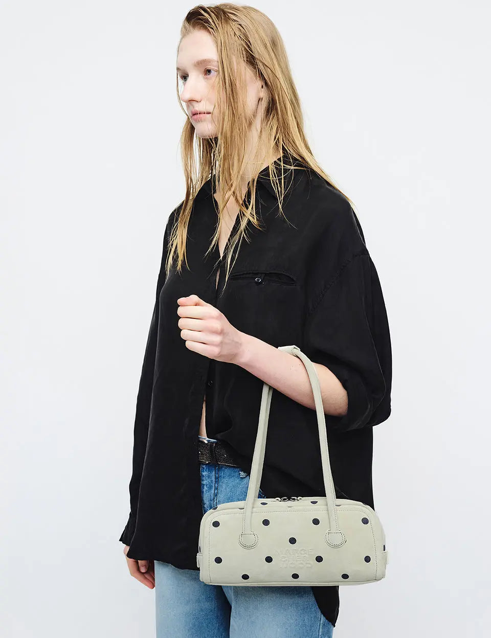 SOFT BOSTON EW_blond wood printed suede margesherwood