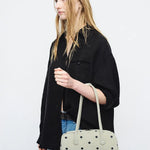 SOFT BOSTON EW_blond wood printed suede margesherwood