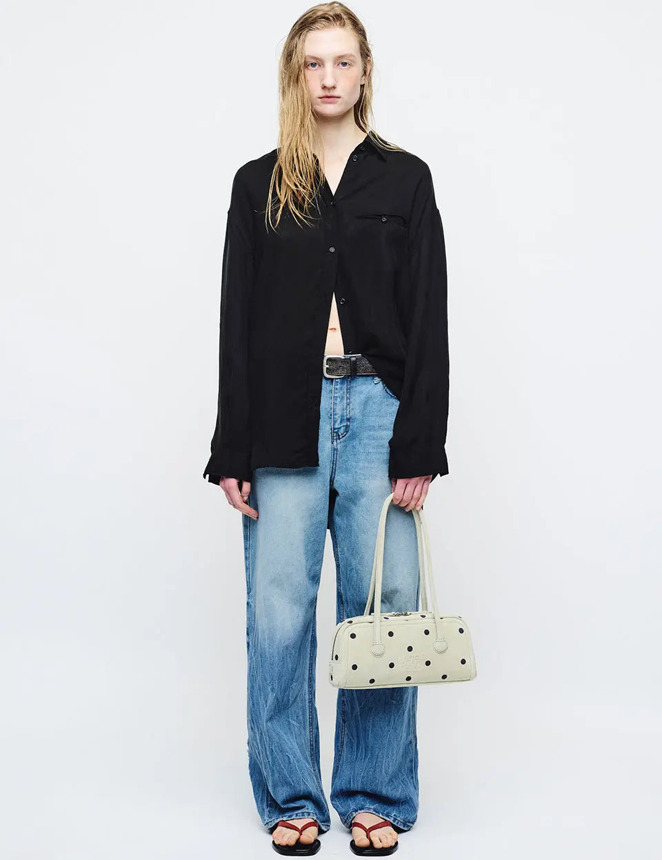 SOFT BOSTON EW_blond wood printed suede margesherwood