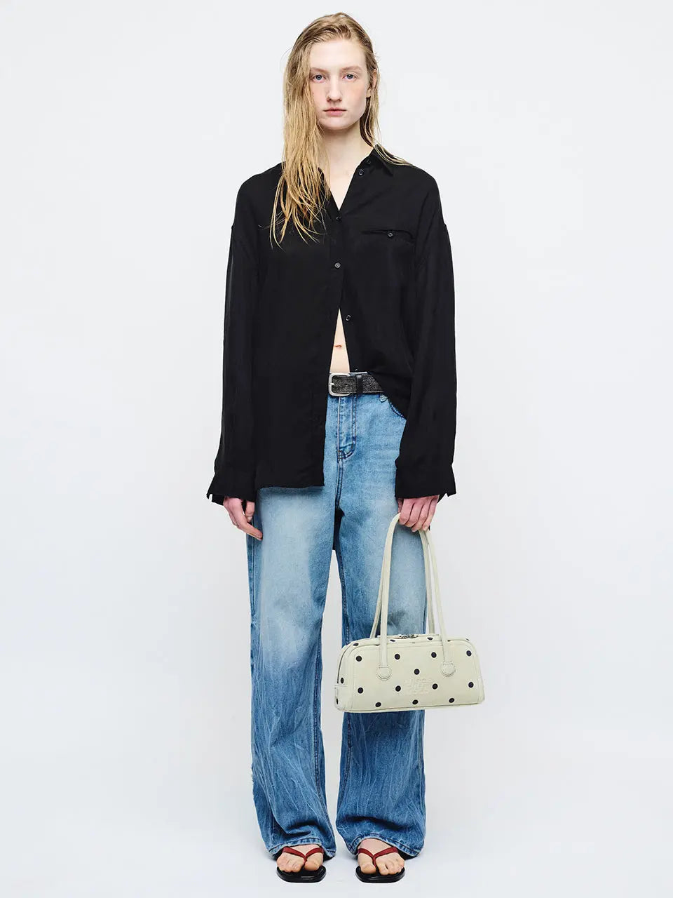 SOFT BOSTON EW_blond wood printed suede margesherwood